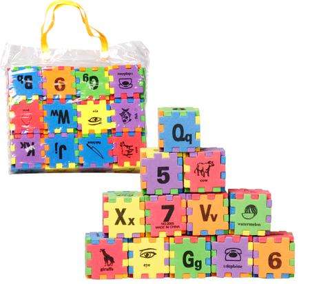 EVA ALPHA & NUMBER BLOCKS IN BAG