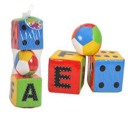 BABY SOFT BLOCKS AND BALL