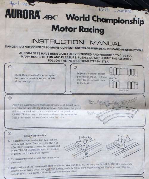 AURORA AFX GX3500 Formula 1 Set