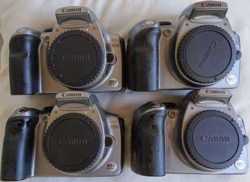CANON EOS 300D x 4 Spares or Repair Only