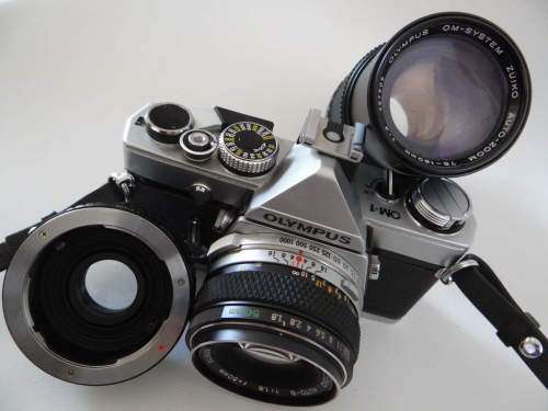 OLYMPUS OM1 and accessorries