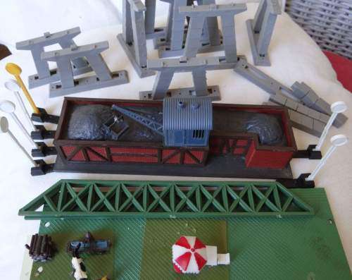 Model Railways Coal Yard and Bridge Supports