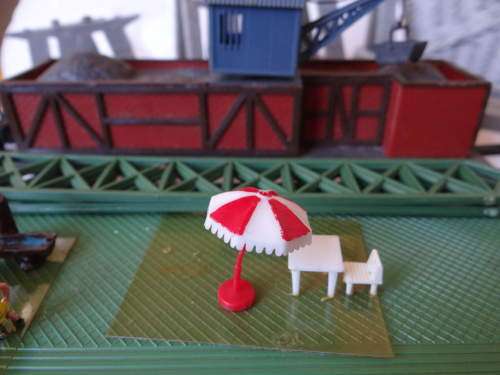 Model Railways Coal Yard and Bridge Supports