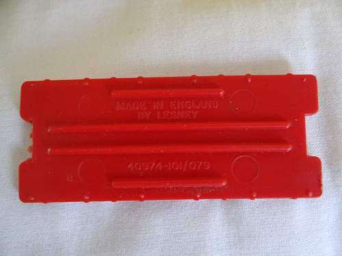 MATCHBOX : SUPERFAST RED TRACK JOINERS LESNEY ENGLAND