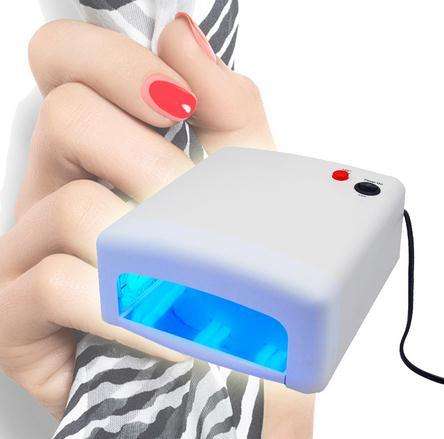 36 Watt Professional UV Nail Dryer Nail Lamp for Acrylic, Gel Curing with Time Setting