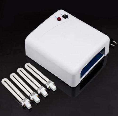 36 Watt Professional UV Nail Dryer Nail Lamp for Acrylic, Gel Curing with Time Setting
