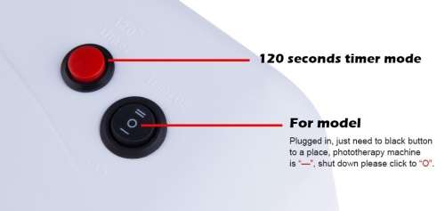 36 Watt Professional UV Nail Dryer Nail Lamp for Acrylic, Gel Curing with Time Setting