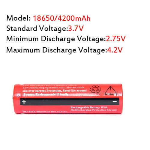 18650 Rechargeable Battery
