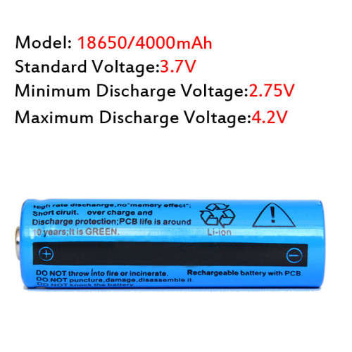 18650 Rechargeable Battery