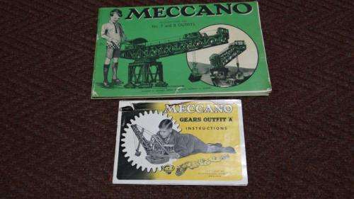 Vintage  No 8 Meccano Set that had one owner and is in a good condition