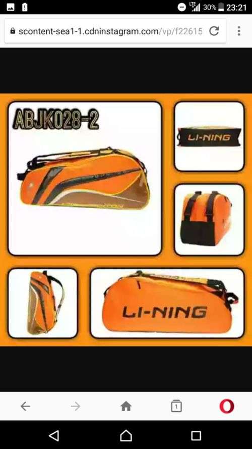 Lining 2 Compartment Badminton /Squash Racket Bag