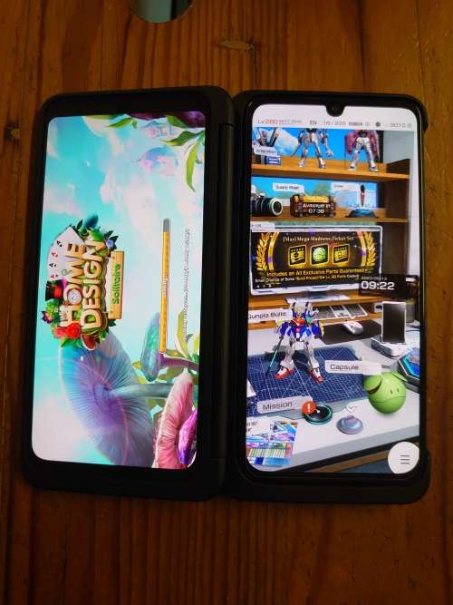 LG G8x ThinQ Dual Screen Dark Navy Cracked screen Used