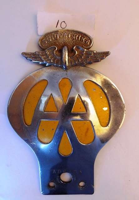 COLLECTABLE AA CAR BADGE