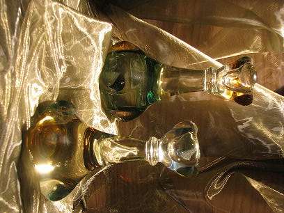 PAIR OF ABSOLUTE STUNNING VINTAGE MURANO CANDLE HOLDERS