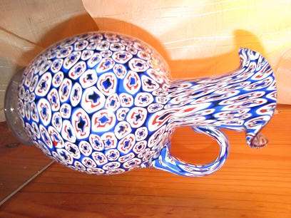 STUNNING MURANO MILIFIORI JUG