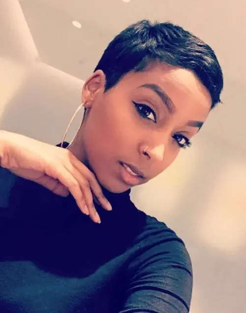 Pixie cut short wig 100% human hair wig