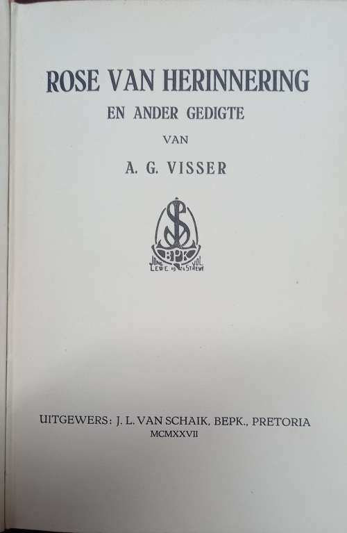 Rose van Herinnering en Ander Gedigte