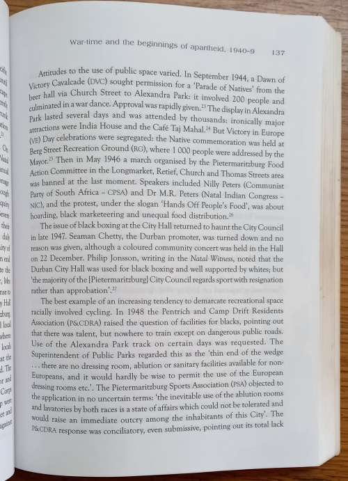 Sport, Space and Segregation