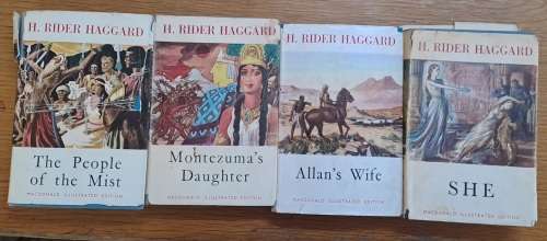 H. Rider Haggard books x4