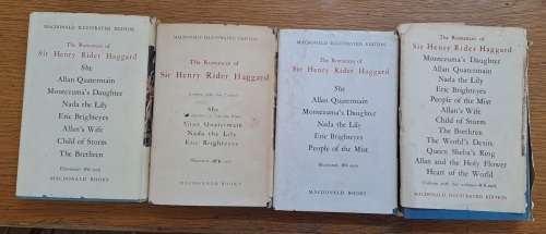 H. Rider Haggard books x4