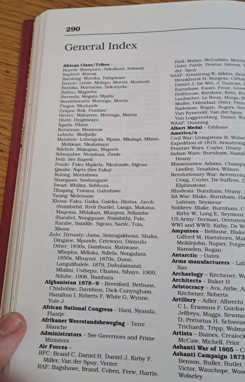 South African Military Whos Who 1945-1992