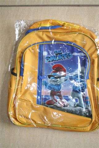 Smurf Back pack bag