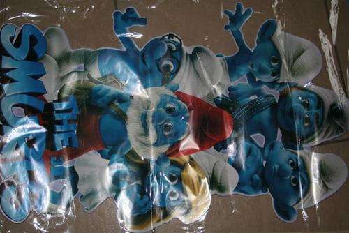 Smurf wall sticker +-85cm, perfect for party decor