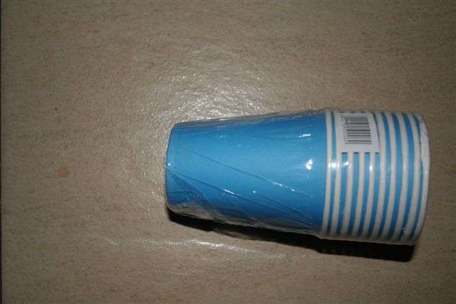 Smurf Blue paper cups (10)