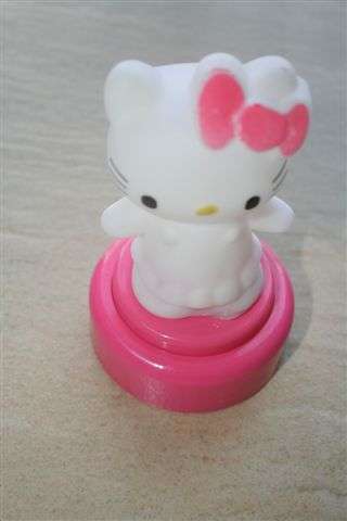Small hello kitty night light +-10cm, Colour changin