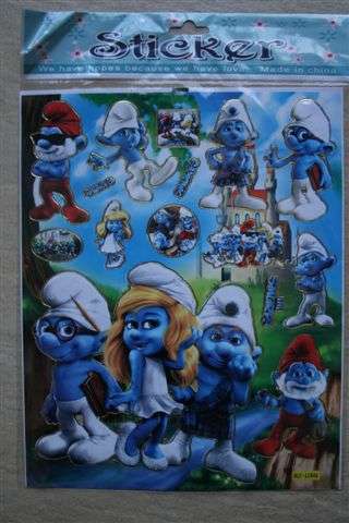 Smurf stickers