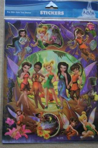 Tinkerbel sticker sheet