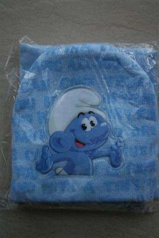 Smurf scarf and beanie set