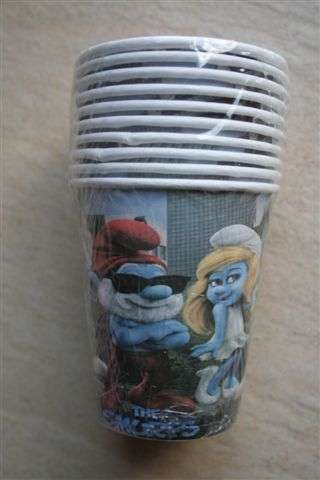 Smurf party cups