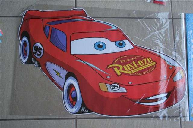 XL Cars Lightning Mcqueen wall sticker, Ideal for party decor +-85cm