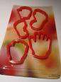 Cookie cutters, baby shower hand and foot