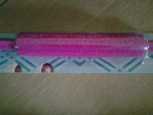 Fondant rose pattern roller
