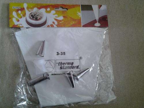 Cream bag/ icing bag with 6 nozzles