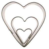 fondant Heart cutters, cut fun shapes from rolled fondant