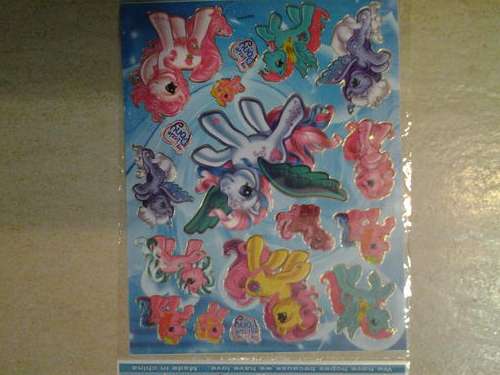 My little pony sticker sheet