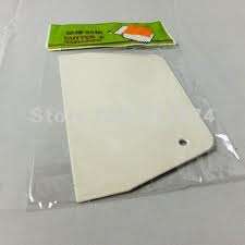 Silcone baking scraper