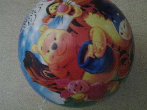 Winnie the pooh ball, 15cm, not inflated