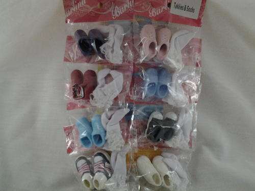 Barbie takkies and socks. you will get 1 pair, We send them randomly