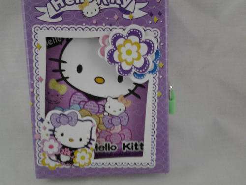 Hello Kitty Lockable Note book