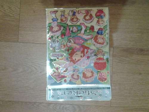 Strawberry shortcake sticker sheet