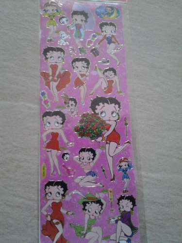 Betty boop sticker sheet