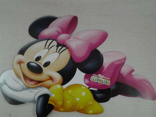Minnie mouse cardboard cut out, perfect for party decor or bedroom,  +-20cm