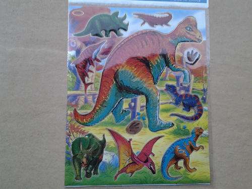 35 Dinosaur sticker sheet