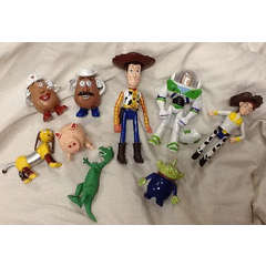 plastic Toy story figurine set, perfect to use as cake toppers