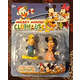 Mickey and minnie mouse 2 pack figurines, perfect to use as cake toppers, 5cm
