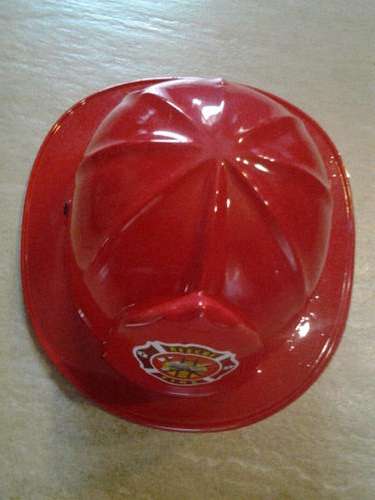Plastic Fireman hat, perfect for kids parties